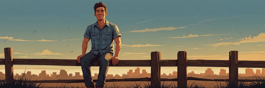 Sitting on the fence