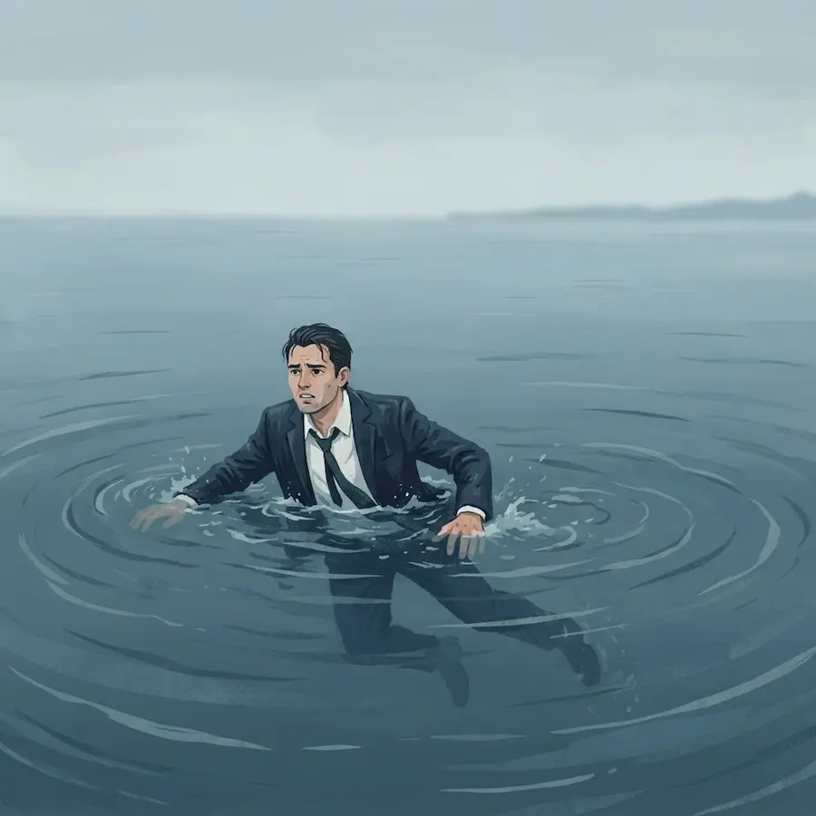 Tread water